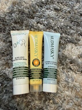 MUDMASKY Vitamin-A Booster Blue Clay Mask - Green | Women Skincare